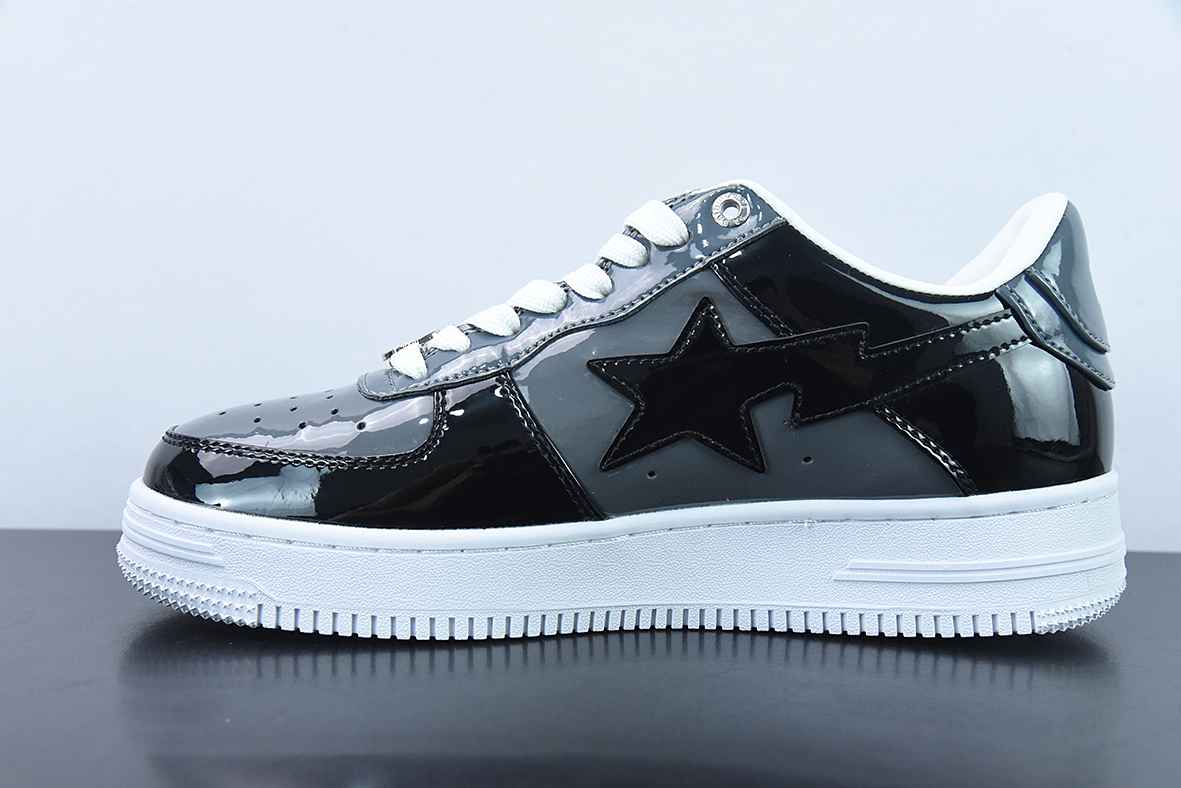 A Bathing Ape Bape Sta Low Black Grey
