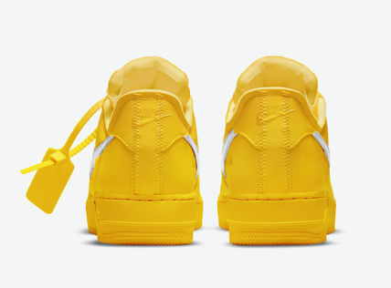 Nike Air force 1 Low Off White University Gold Metallic Silver