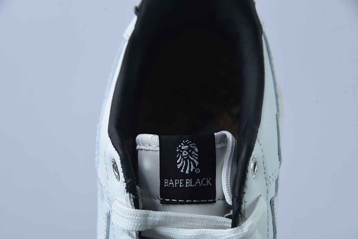 A Bathing Ape Bape Sta Low White Silver