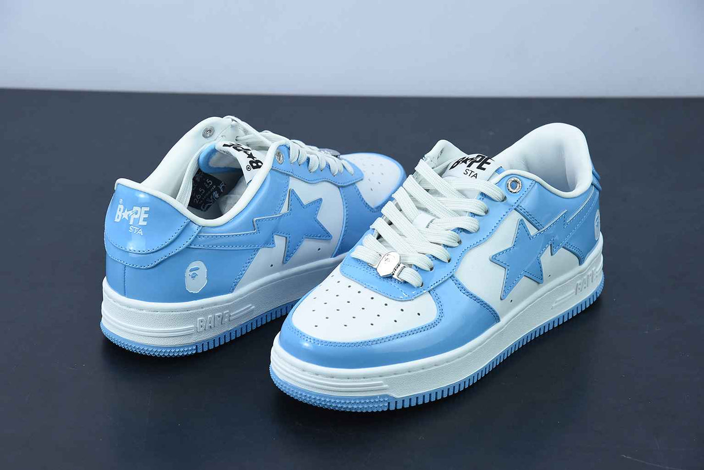 A Bathing Ape Bape Sta Low Blue White