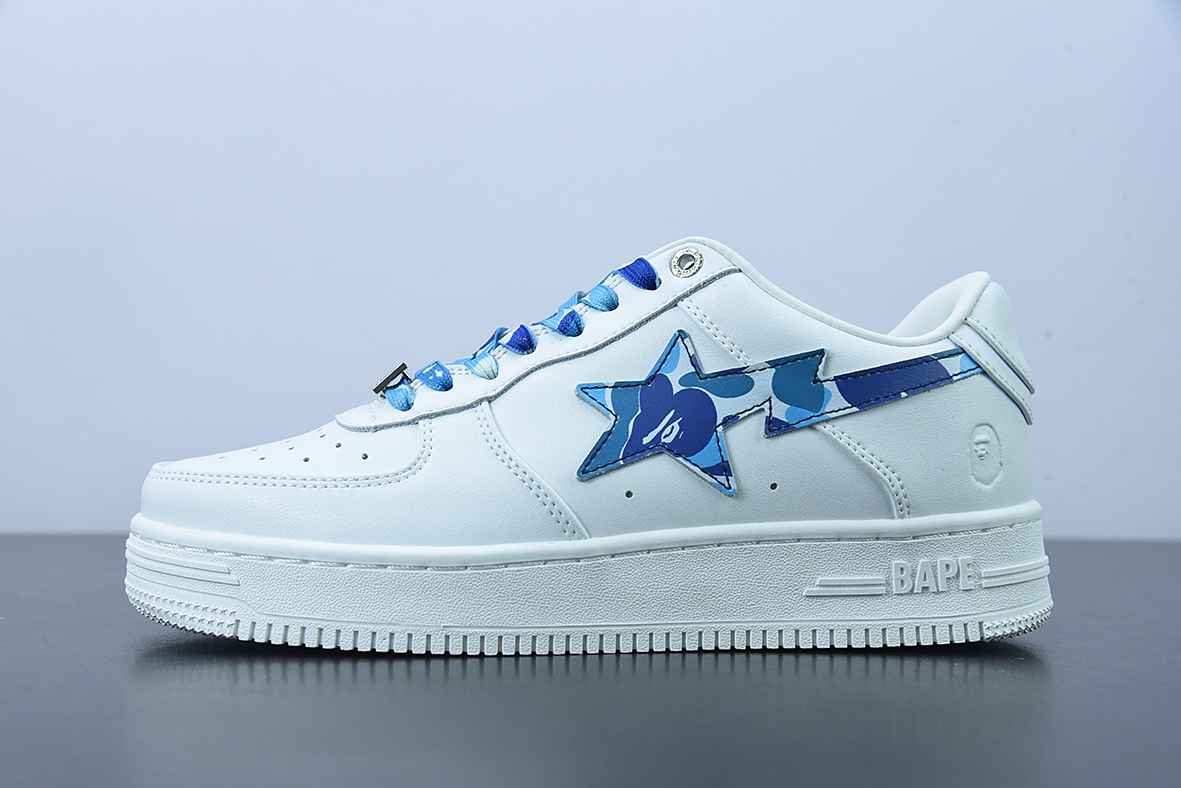 A Bathing Ape Bape Sta Low Camo Blue