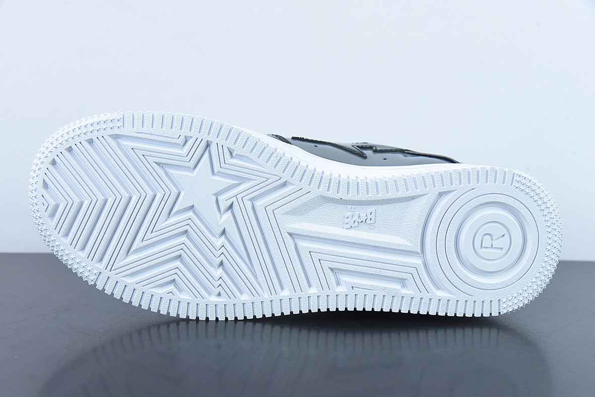 A Bathing Ape Bape Sta Low Black Grey
