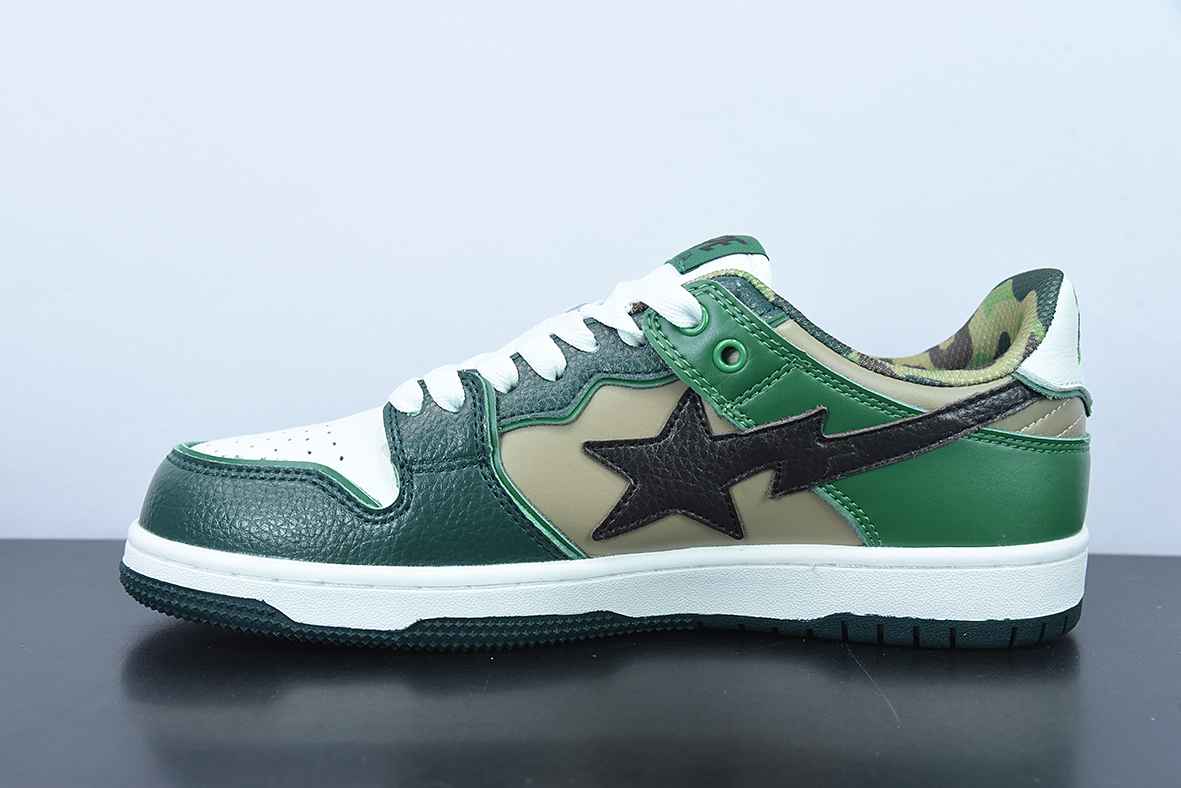 A Bathing Ape SK8 STA Green