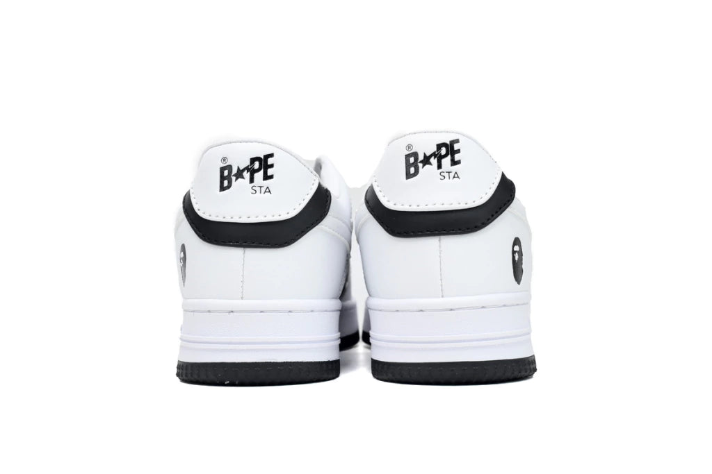 A Bathing Ape Bape Sta Low Black And White