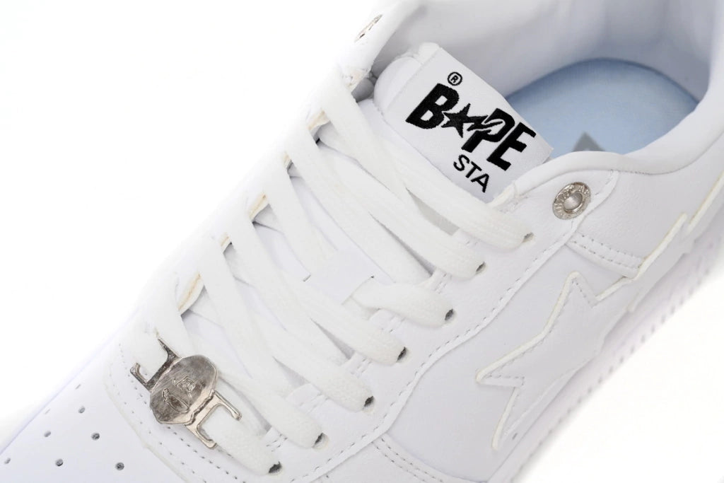 A Bathing Ape Bape Sta Low White