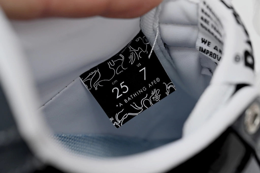 A Bathing Ape Bape Sta Low Black Grey Baolan