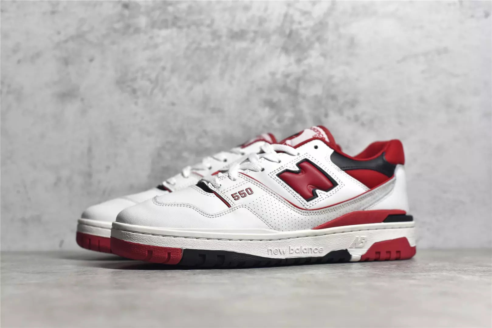 New Balance 550 White Team Red