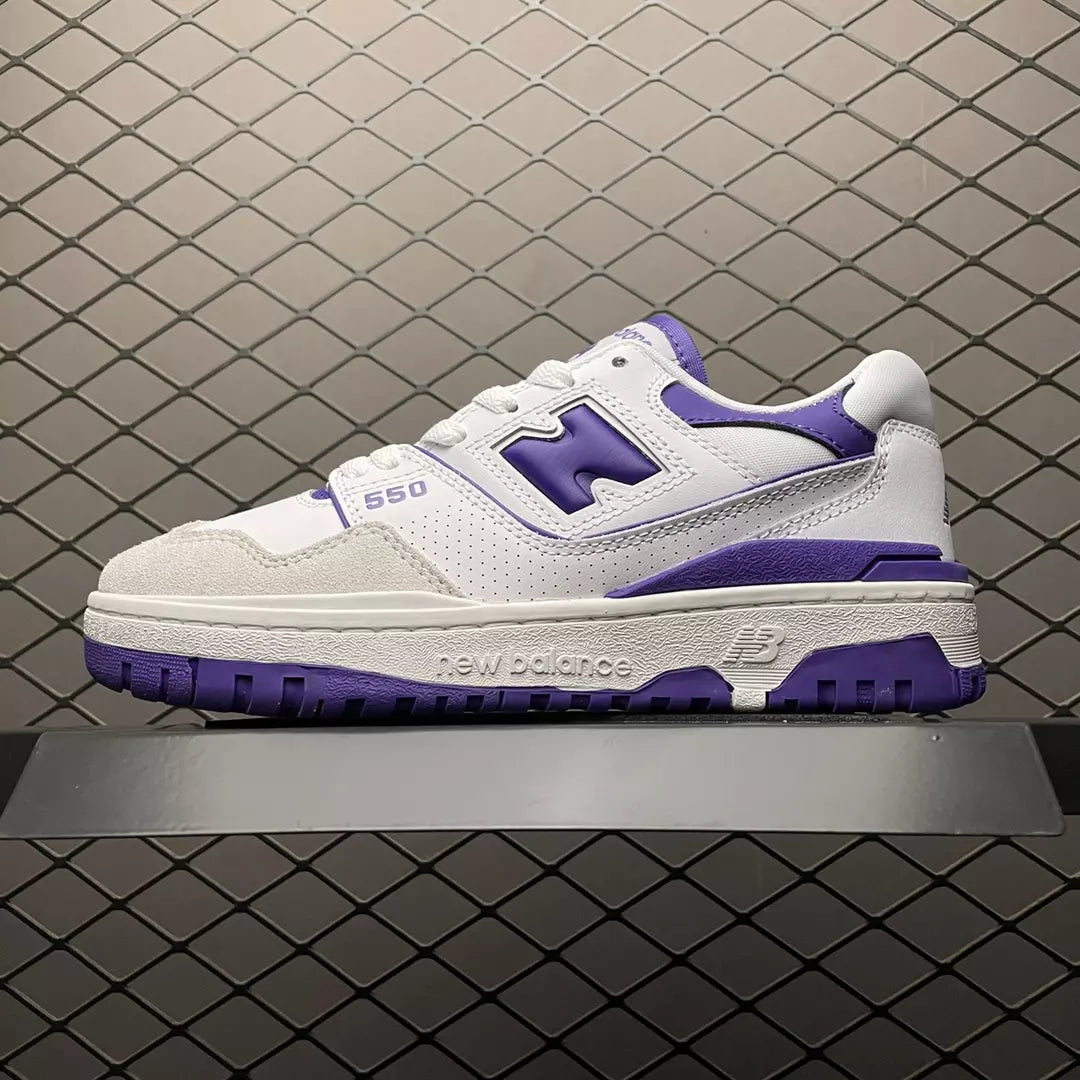 New Balance 550 Purple White
