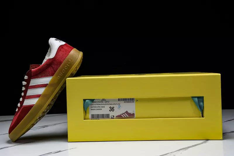 Adidas x Gucci Gazelle Red Velvet