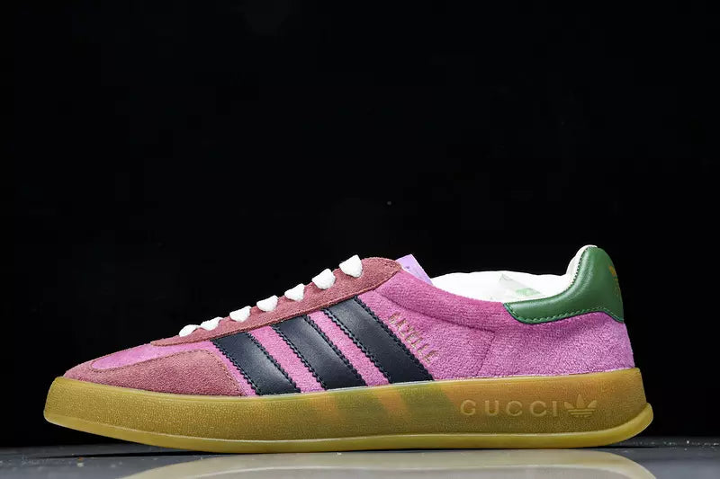 Gucci x Adidas Gazelle Pink Velvet