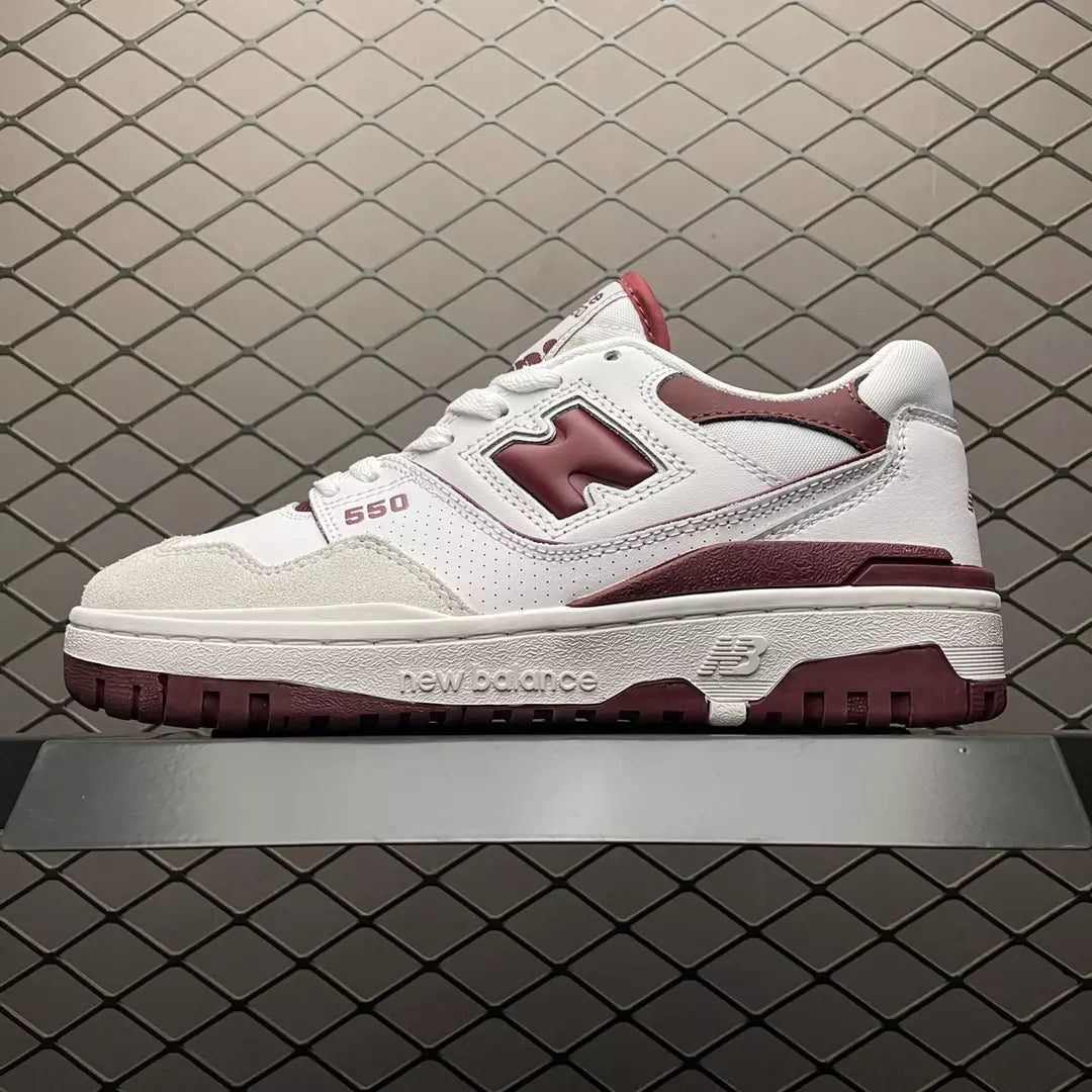 New Balance 550 Sea Salt Burgundy