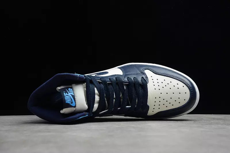Jordan 1 Retro High Obsidian UNC