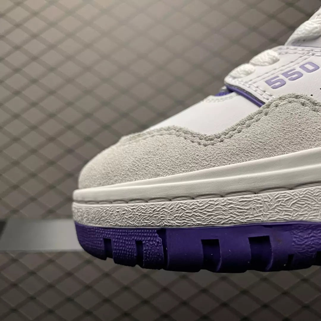 New Balance 550 Purple White