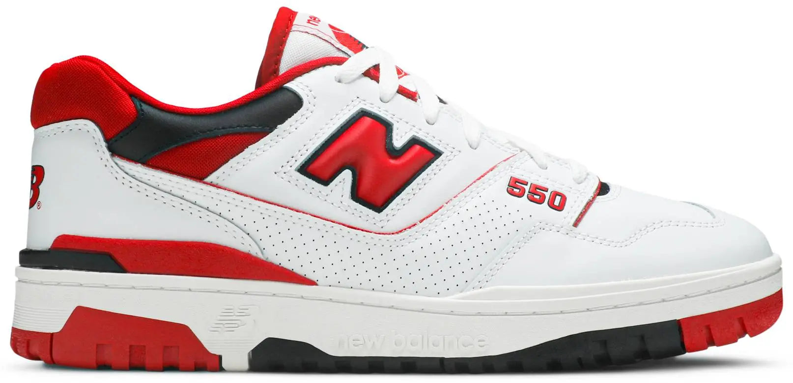 New Balance 550 White Team Red