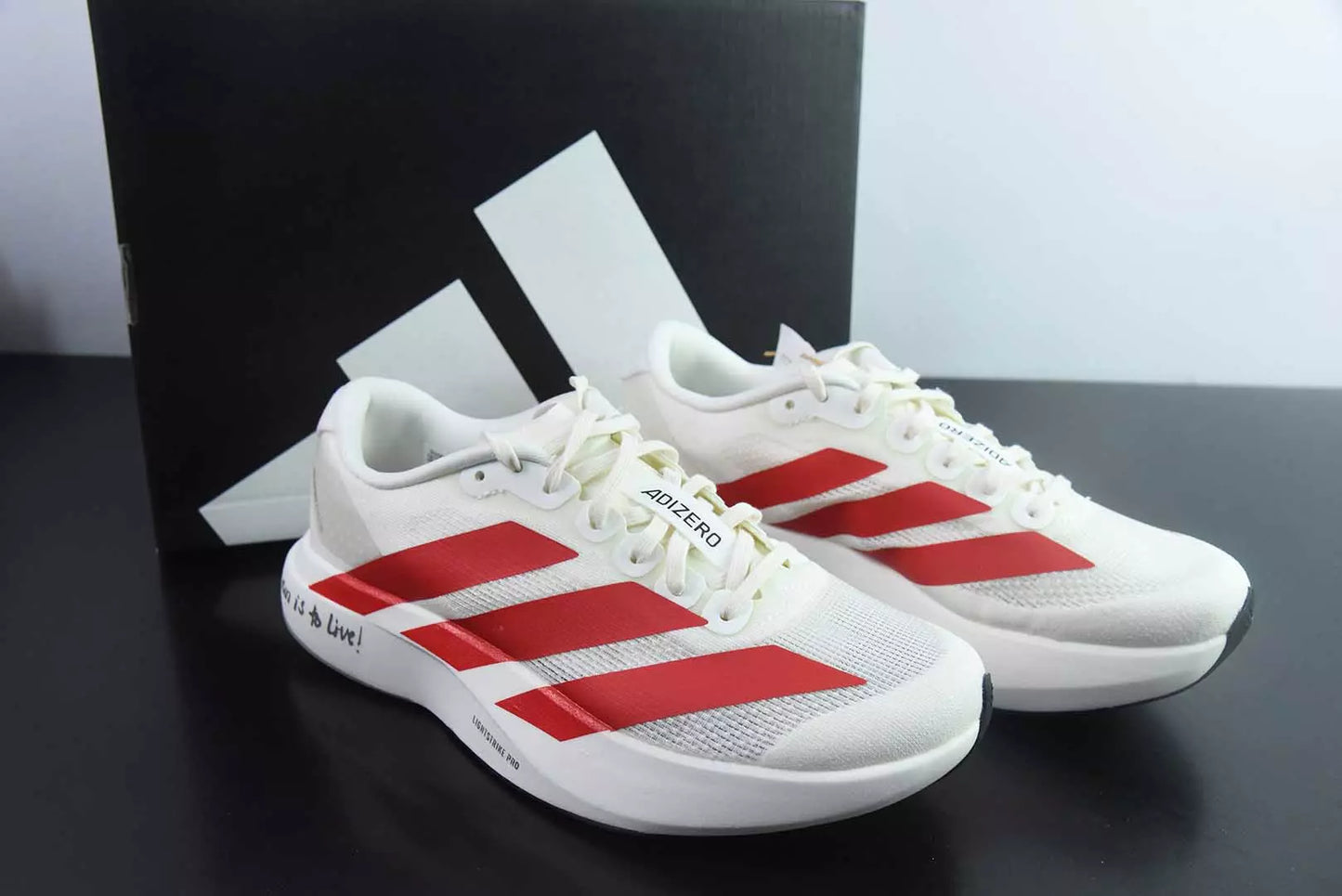 Adidas Adizero Adios Pro 4 "Off White Better Scarlet"