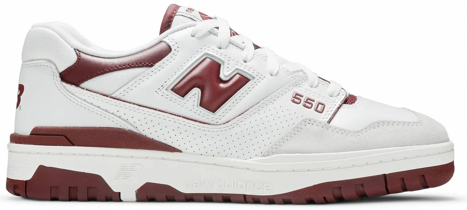 New Balance 550 Sea Salt Burgundy