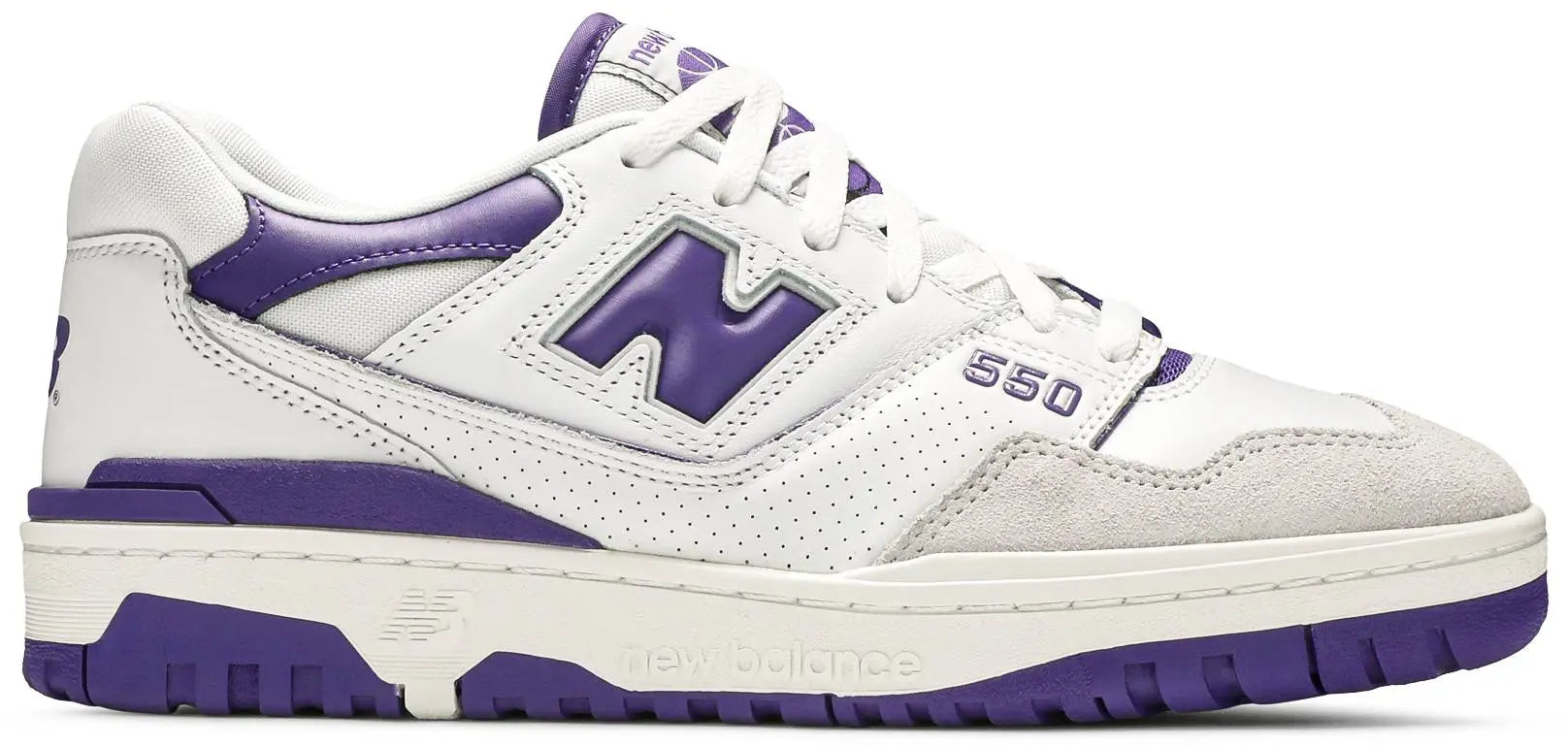 New Balance 550 Purple White