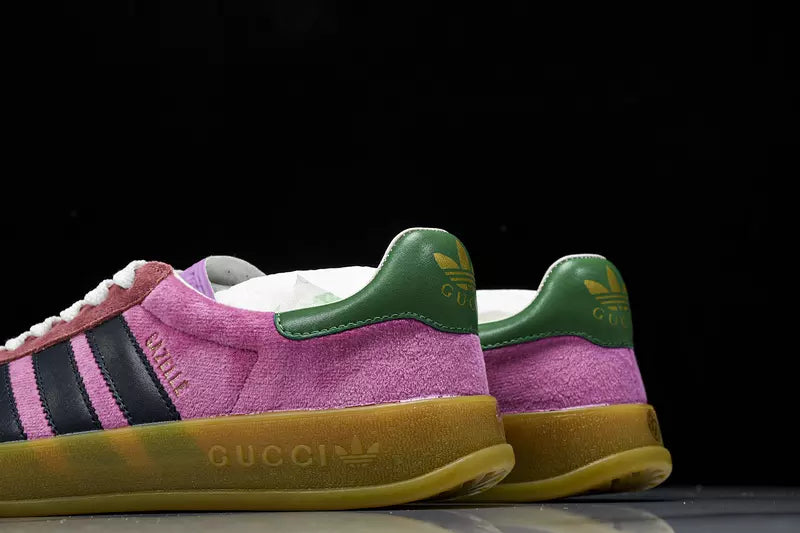 Gucci x Adidas Gazelle Pink Velvet