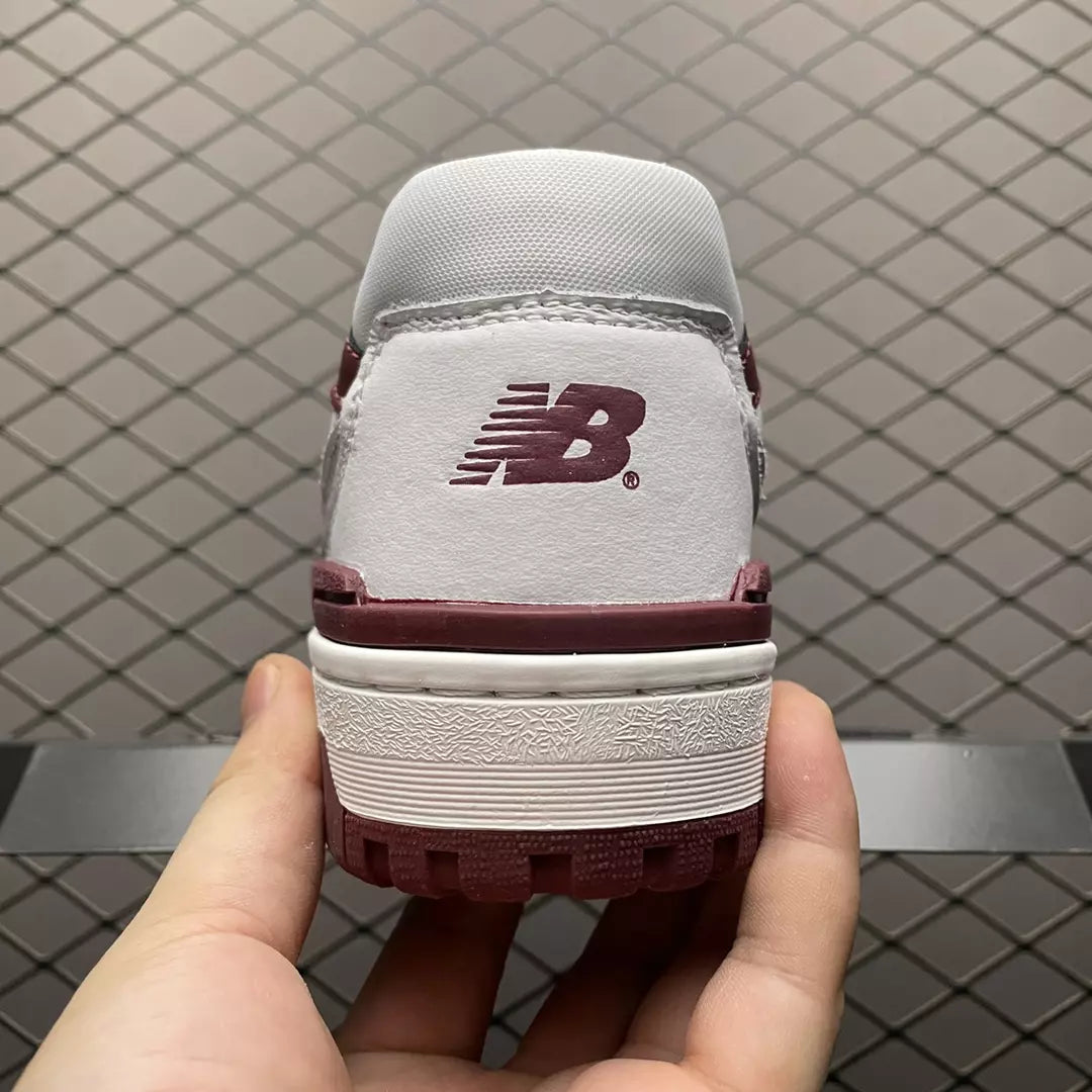 New Balance 550 Sea Salt Burgundy