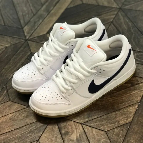 Dunk Low Pro ISO Orange Label White Navy