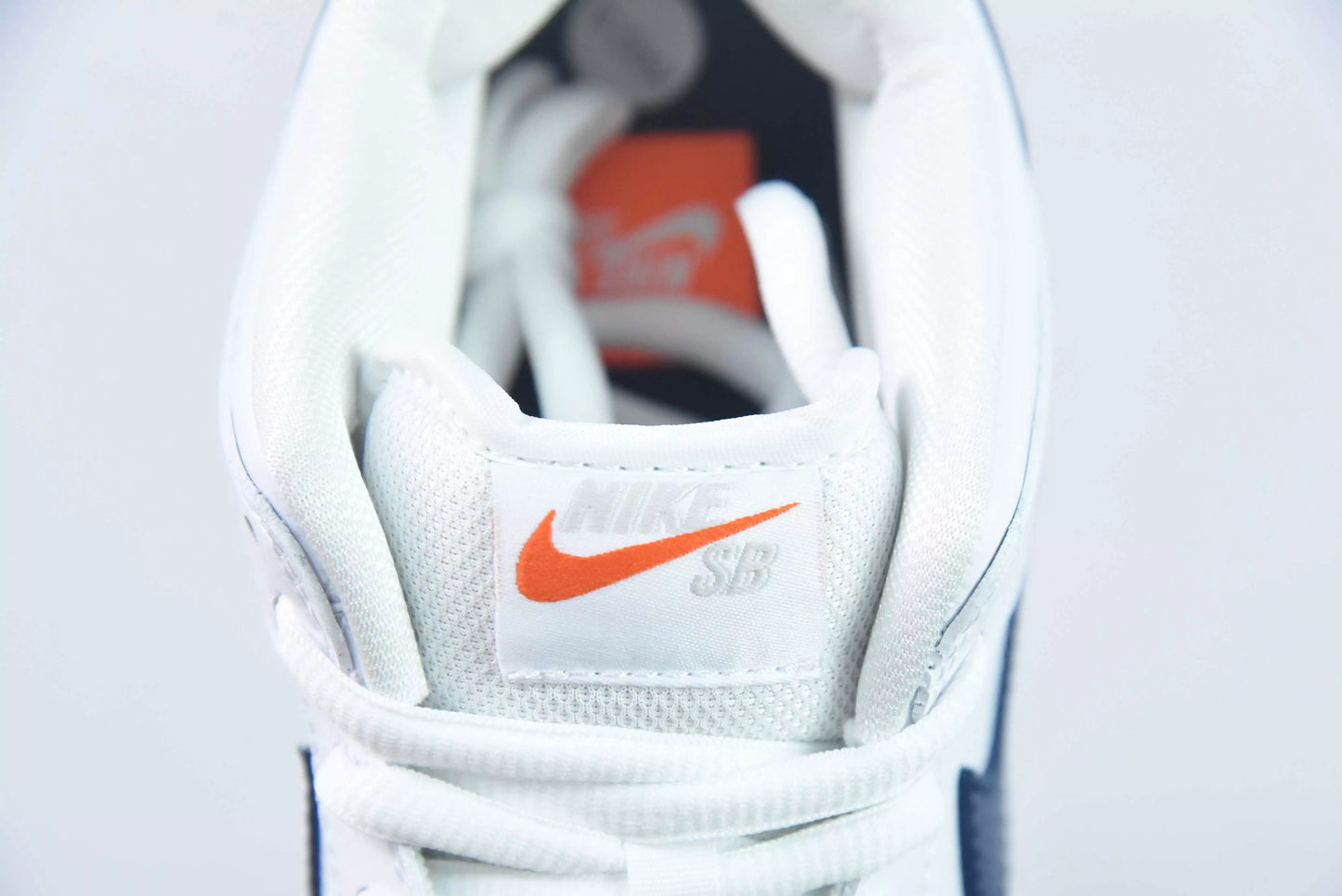 Dunk Low Pro ISO Orange Label White Navy