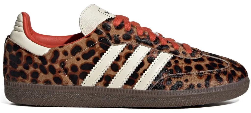 Adidas Samba OG Leopardo Vermelho