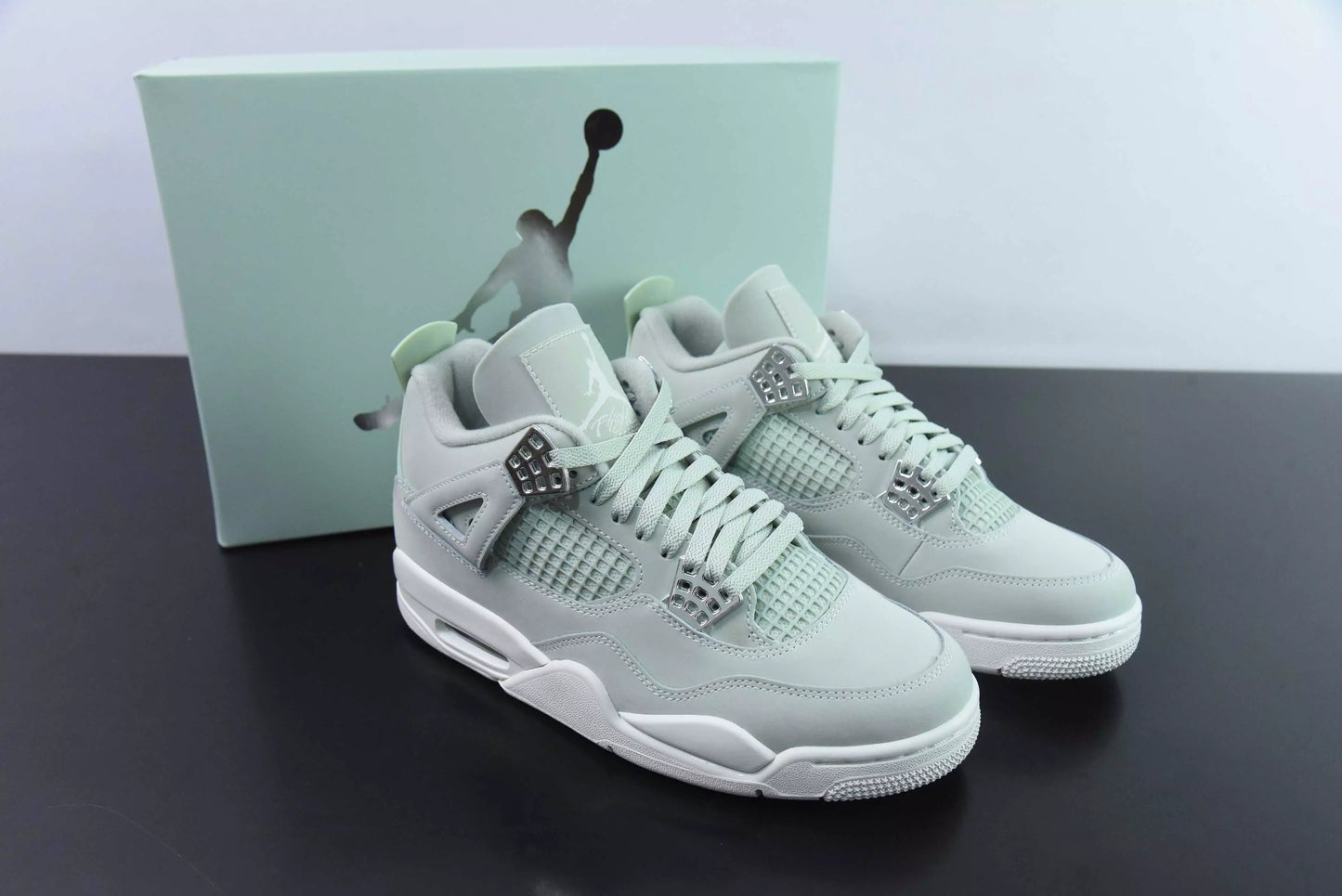 Air Jordan 4 Seafoam Sail