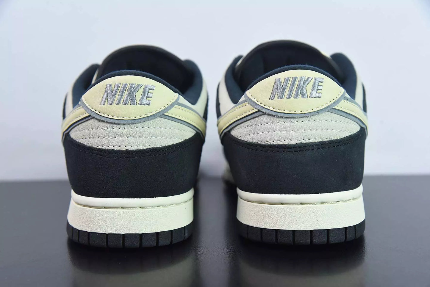 Nike Dunk Low LX Black Suede Team Gold