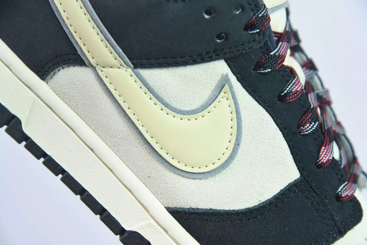 Nike Dunk Low LX Black Suede Team Gold