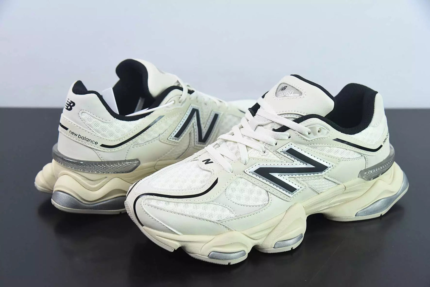 New Balance 9060 Cream Black
