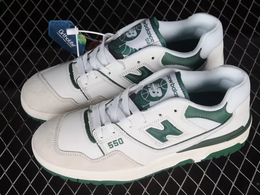 New Balance 550 Green White