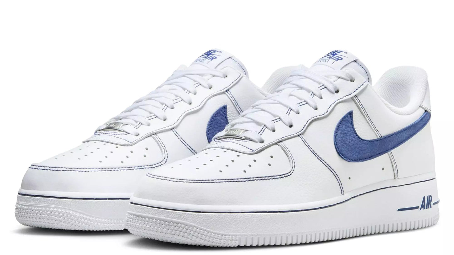 Nike Air Force 1 Low 07 LV8 White Deep Royal Blue