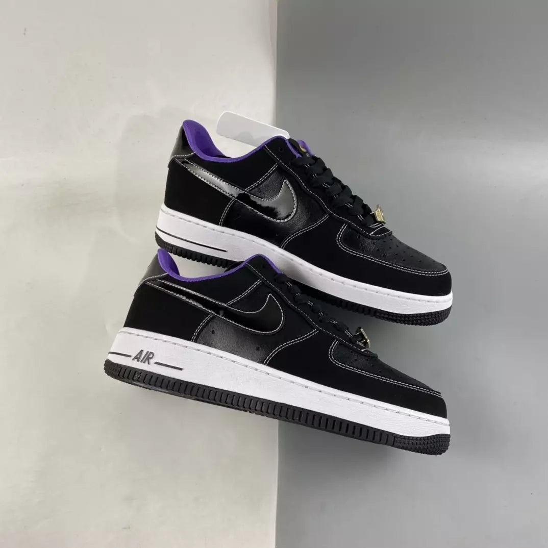 Nike Air Force 1 Low LV8 World Champ Black Purple Visto Por Cima