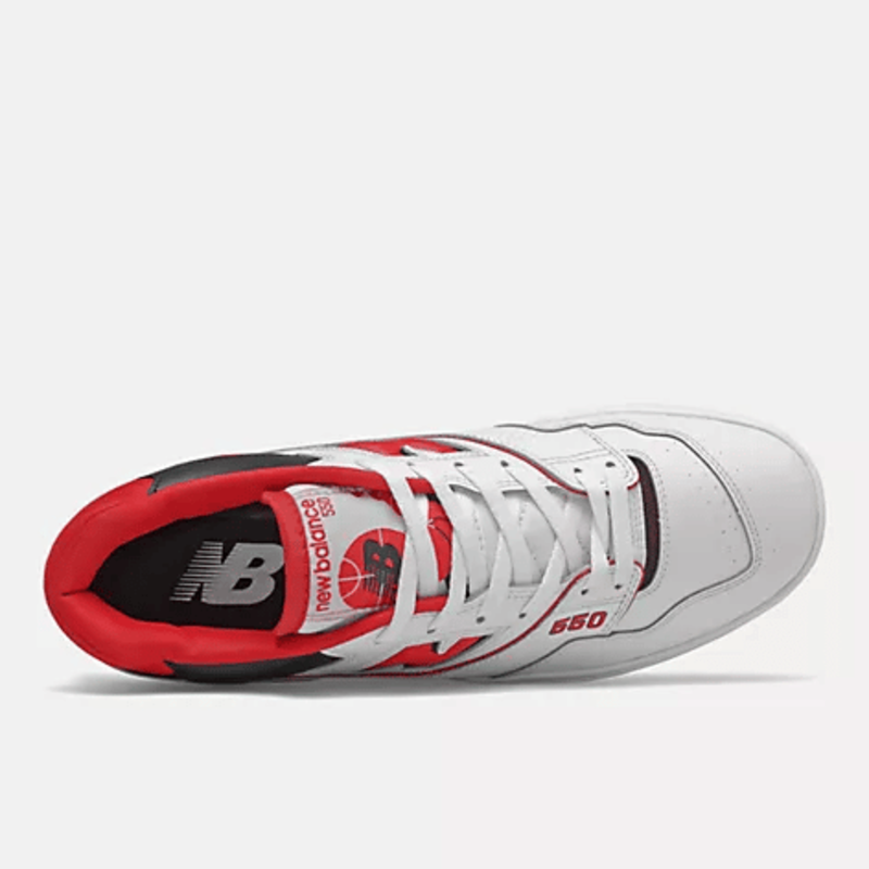New Balance 550 White Team Red