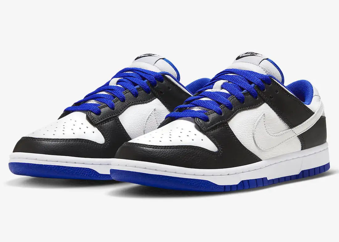 Tenis Azul Nike Dunk Low White Black Game Royal Par Visto pela Frente