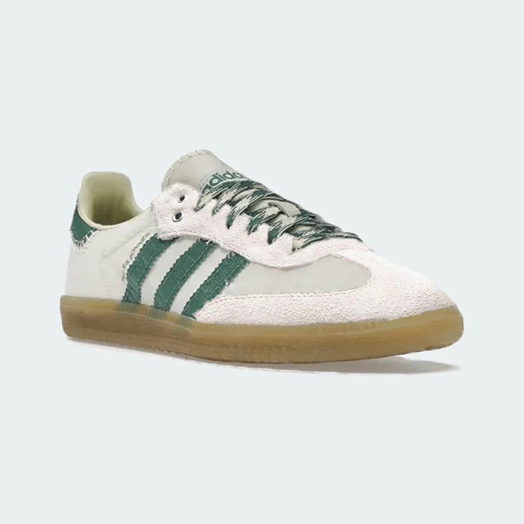 Adidas Samba x Wales Bonner Cream White Bold Green