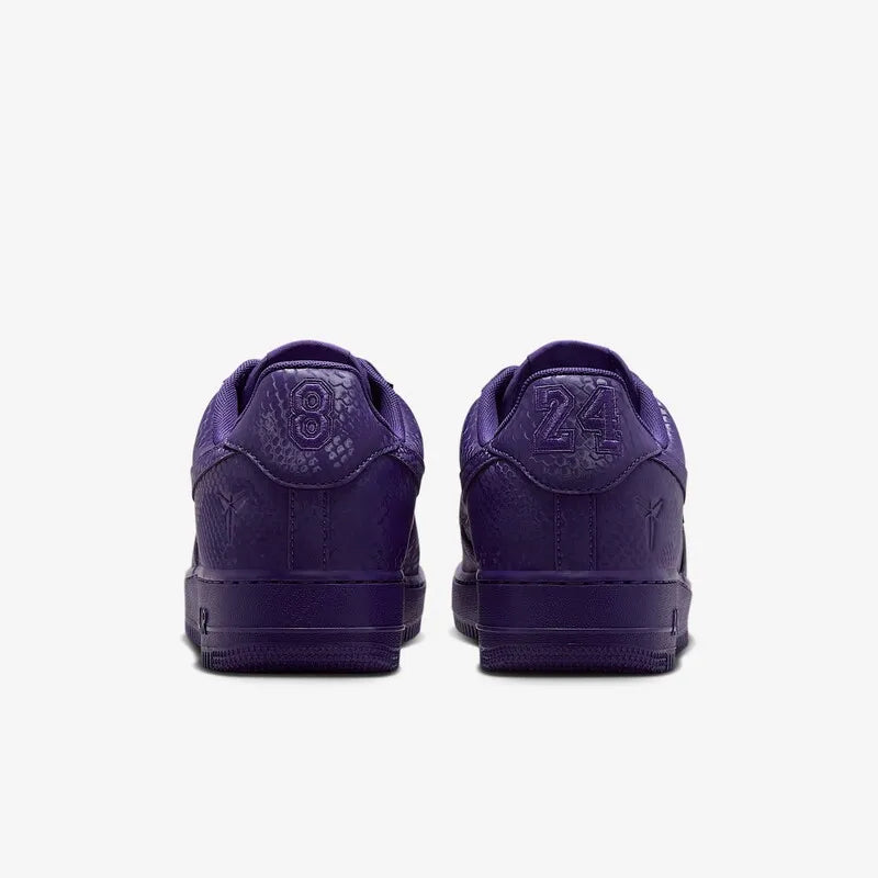 Tênis Roxo Nike Air Force 1 Low Kobe Bryant Court Purple Parte Traseira