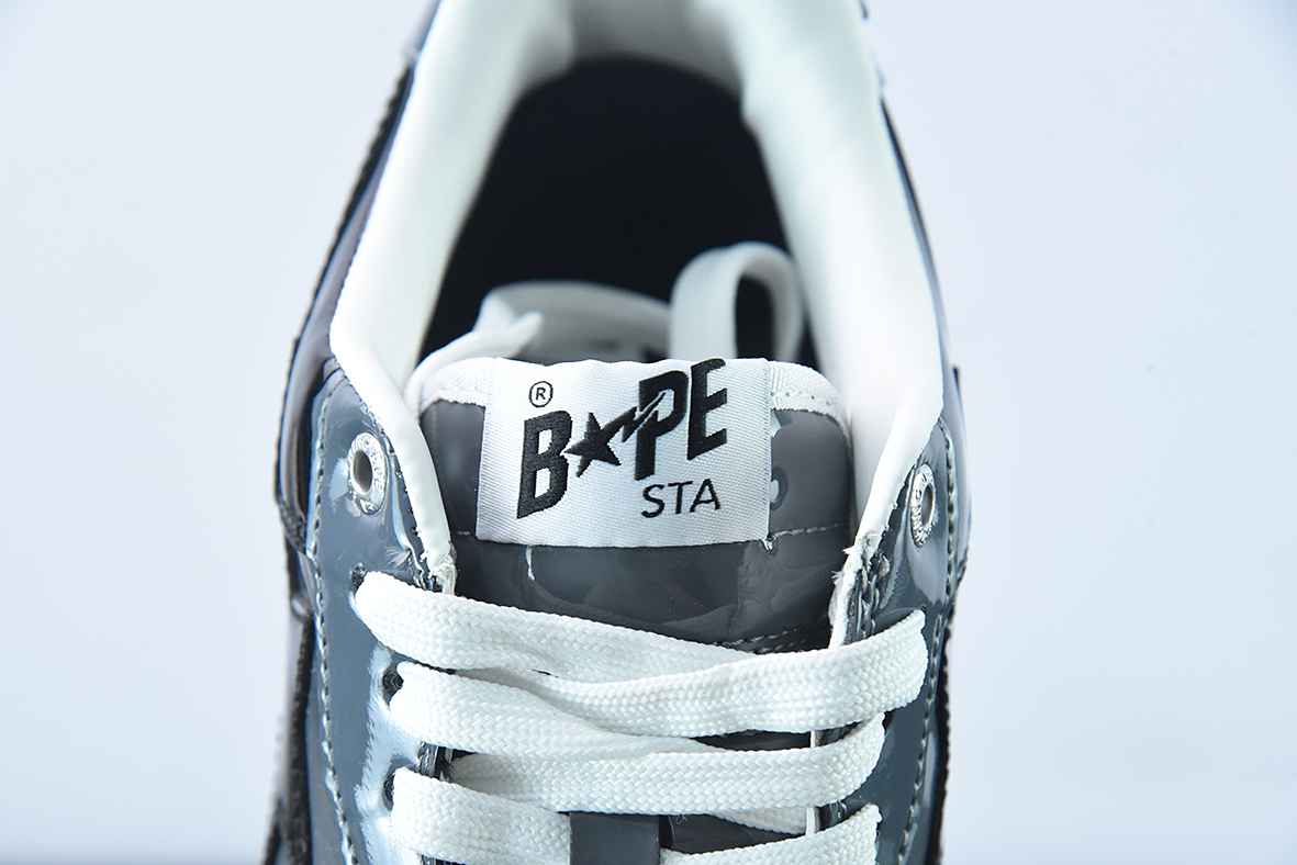 A Bathing Ape Bape Sta Low Black Grey