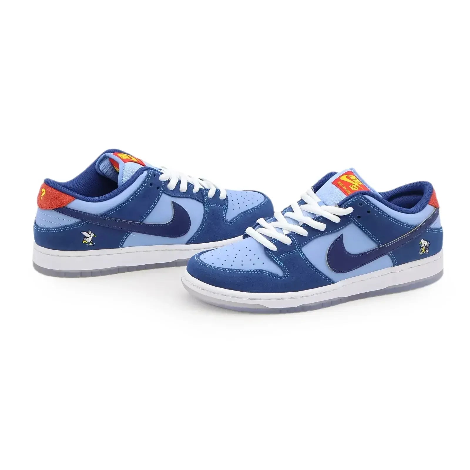 Tênis Azul Nike Dunk Low Why So Sad Par Visto Lateralizado