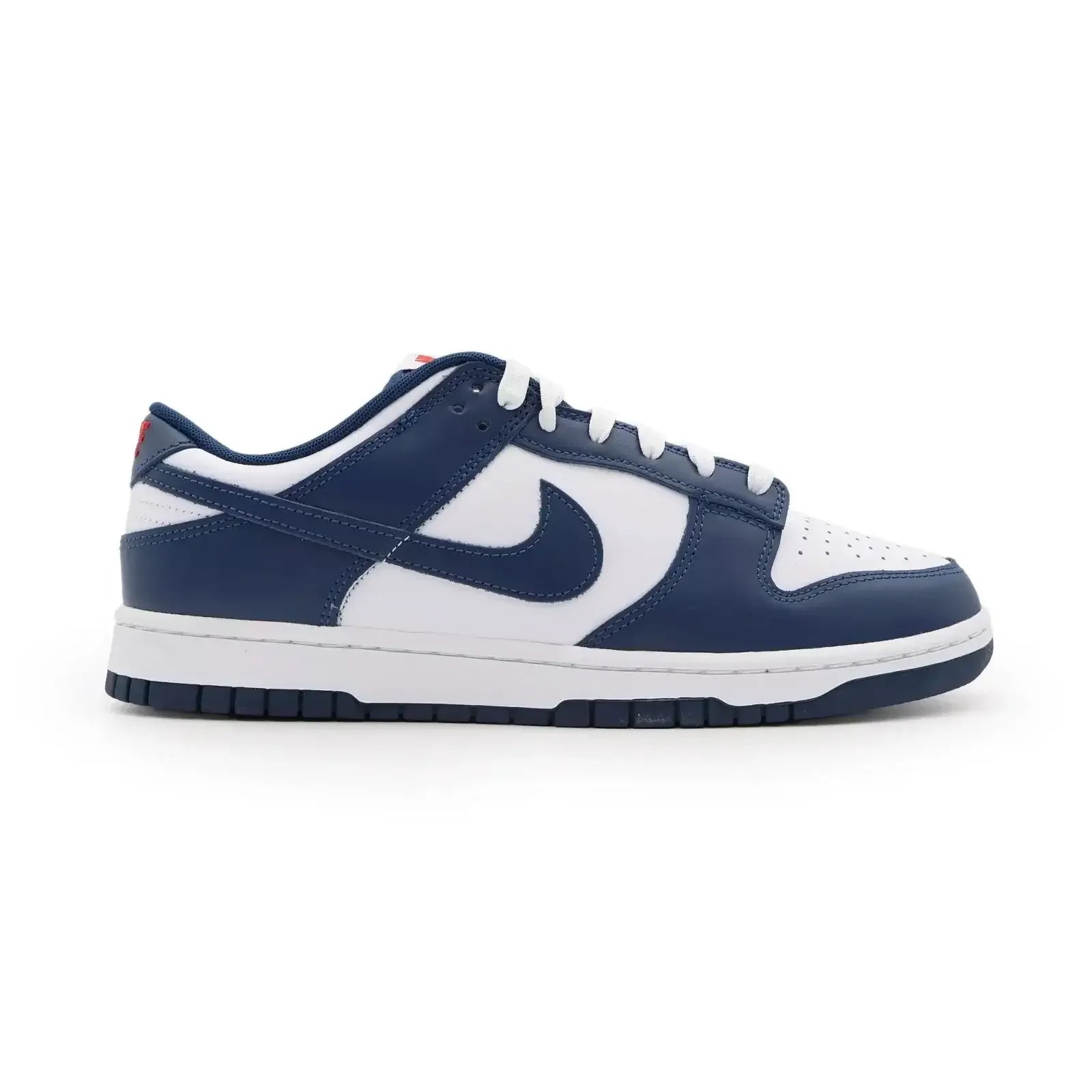 Par de tênis Nike Dunk Valerian Blue Vista Lateral Interna