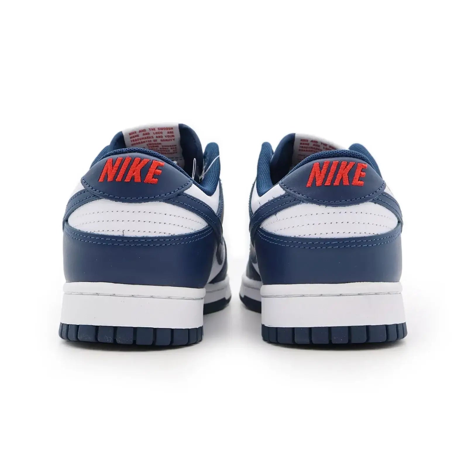 Par de tênis Nike Dunk Valerian Blue Parte Traseira