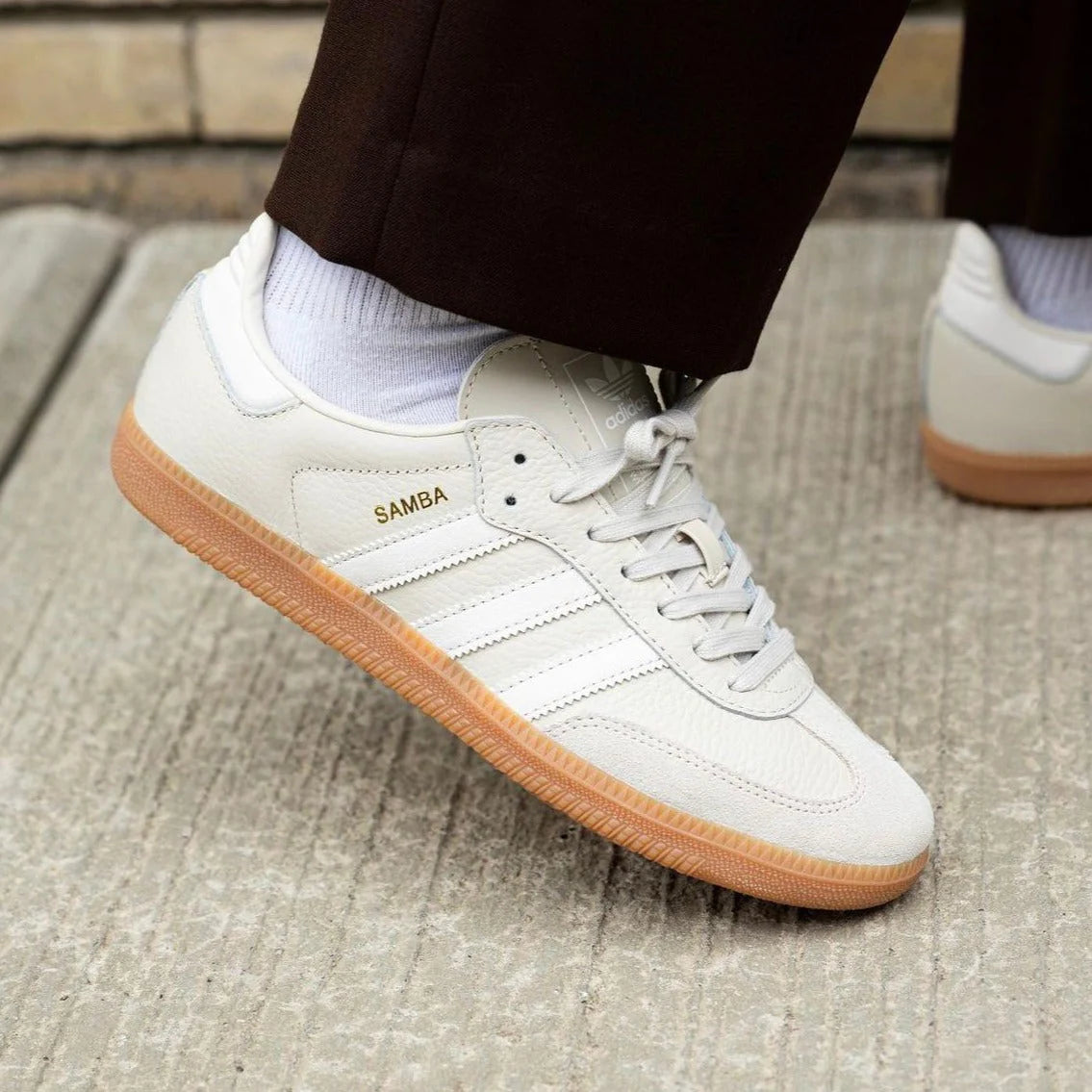 Adidas Samba OG Aluminium White