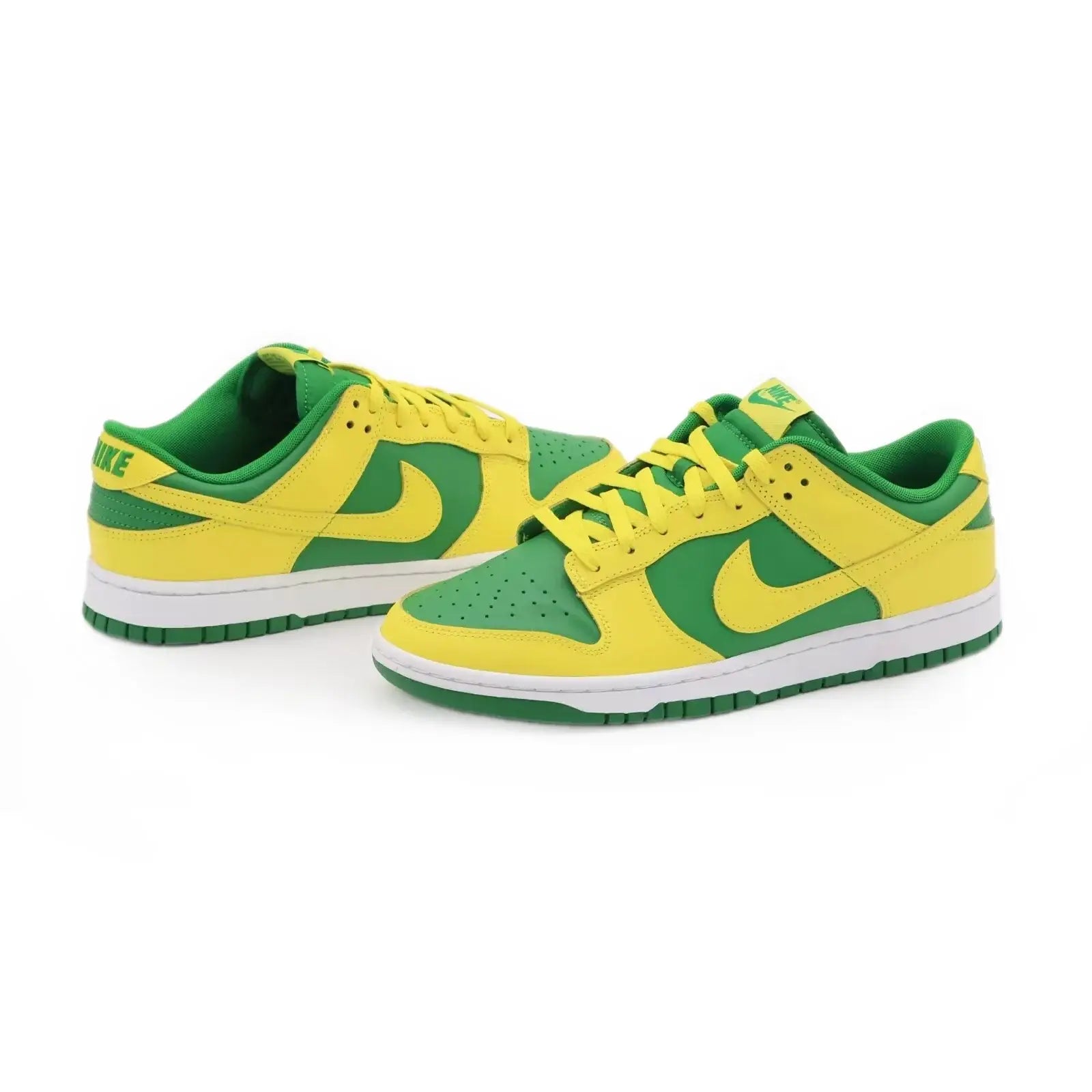 Tênis Amarelo Nike Dunk Low Reverse Brazil  Par Lateral