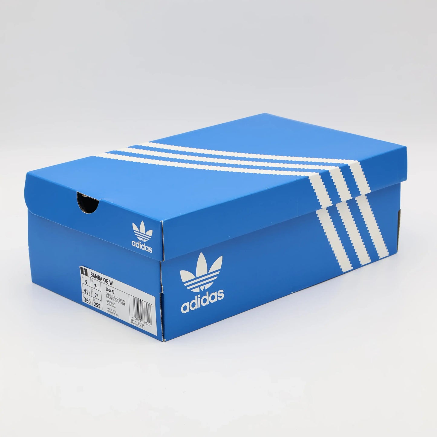 Tênis Bege Adidas Samba Cream White Caixa Azul da Adidas