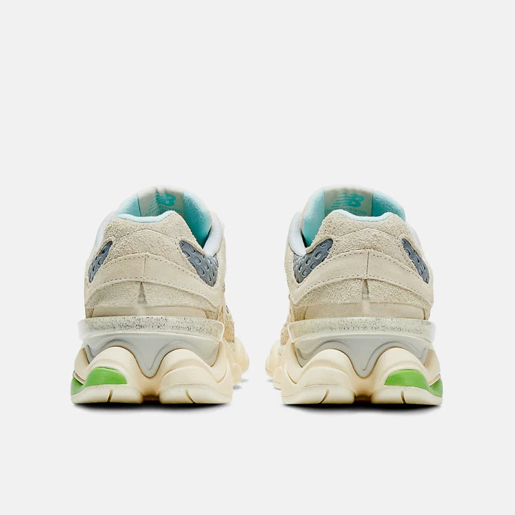 Tênis Bege New Balance 9060 Bricks & Wood Parte Traseira