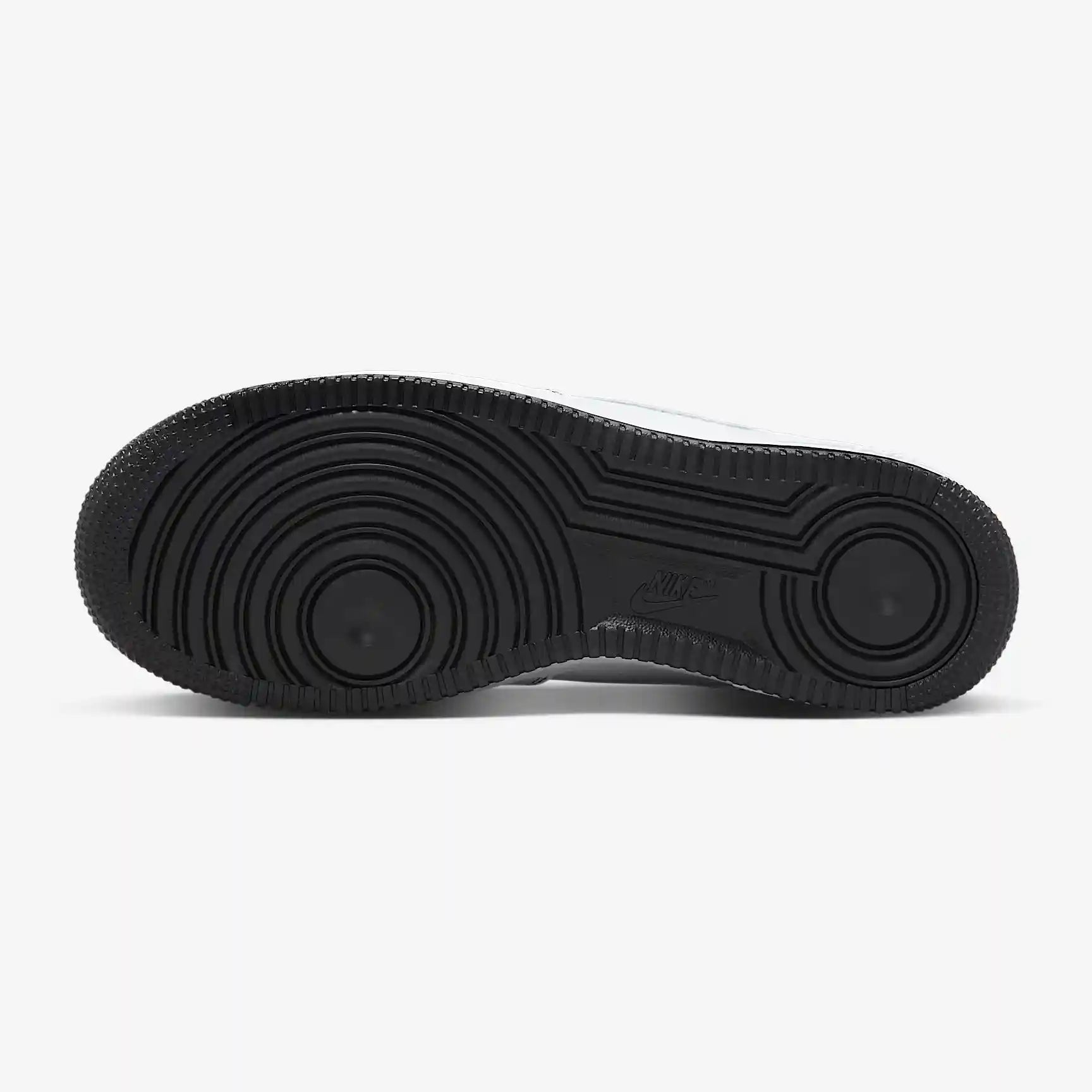 Tênis Nike Branco e Preto com Mini Swoosh Metallic Gold Parte do Solado Preto