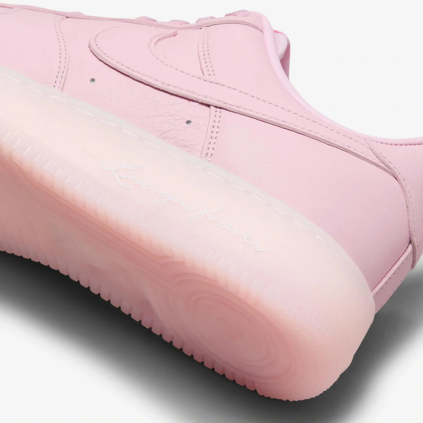 Tênis Nike Rosa Air Force 1 Low Drake Nocta Pink Foam Parte da Escritura Love You Forever