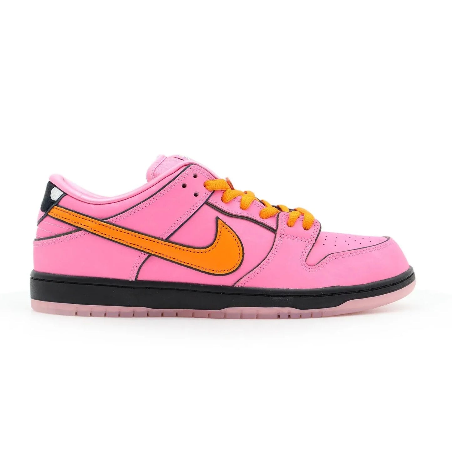 Tênis Nike Rosa Dunk Low Meninas SuperPoderosas Florzinha Lado Direito