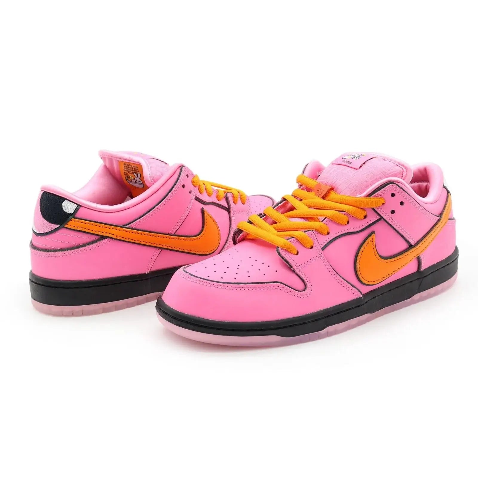 Tênis Nike Rosa Dunk Low Meninas SuperPoderosas Florzinha Lateralizado