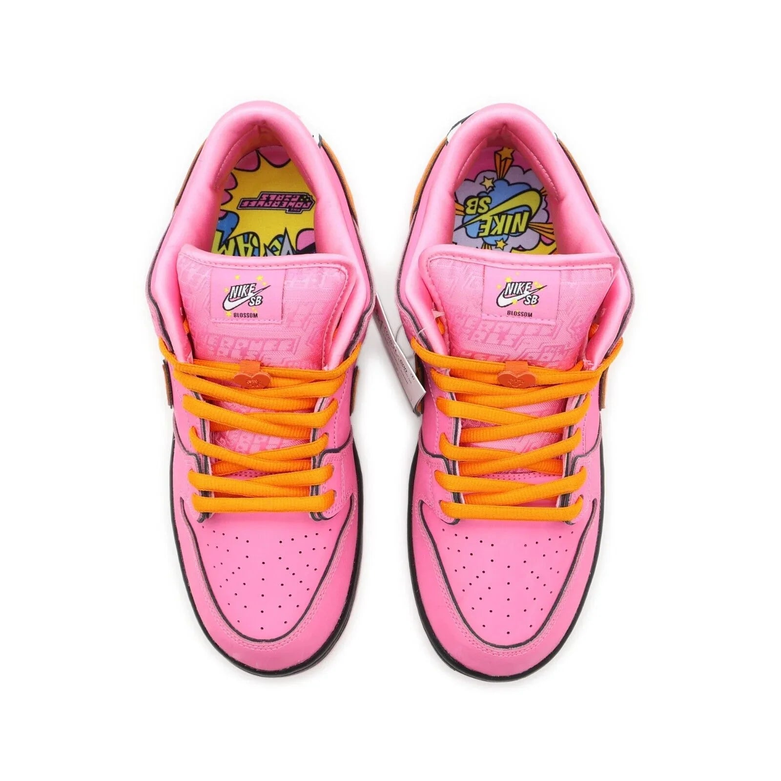 Tênis Nike Rosa Dunk Low Meninas SuperPoderosas Florzinha Por Cima